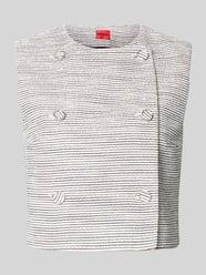 Regular Fit Kurzblazer mit Allover-Muster Modell 'AWINEA' von HUGO - 36