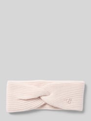 Stirnband aus Lammwoll-Mix mit Label-Applikation von CK Calvin Klein Pink - 47