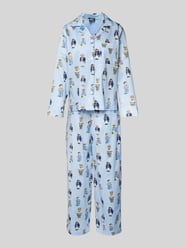 Pyjama mit Brusttasche Modell 'Iconic Bear' von Polo Ralph Lauren - 39
