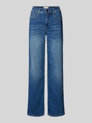 Wide Fit Jeans im 5-Pocket-Design Modell 'AMELIE' von Gang Blau - 1