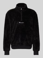 Sweatshirt mit Label-Stitching von CHAMPION Schwarz - 17