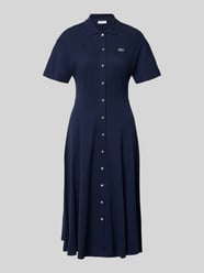 Dopasowana sukienka casualowa z czystej bawełny od Lacoste - 6