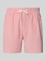Badehose mit Baumwoll-Anteil Modell 'COOPER' von Selected Homme Pink - 15