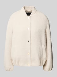 Relaxed Fit Blouson mit Allover-Muster von s.Oliver BLACK LABEL Beige - 27