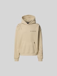 Oversized Hoodie aus Baumwoll-Mix von Don´t Waste Culture Beige - 5