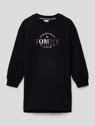 Kleid mit Label-Print Modell 'FOIL' von Tommy Hilfiger Kids Blau - 23