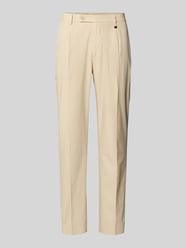 Regular Fit Hose mit Bügelfalten Modell 'LUIS' von Antony Morato Beige - 8