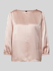 Zijden blouse met 3/4-mouwen van Marc Cain Roze - 37