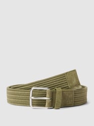 Gürtel mit Label-Details Modell 'ARE BELT' von Marc O'Polo Grün - 1