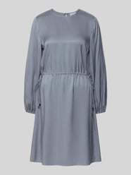 Knielange jurk met tunnelkoord van comma - 41