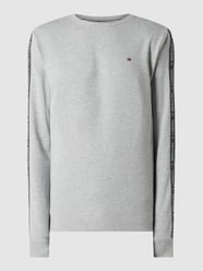 Sweatshirt aus Baumwollmischung von Tommy Hilfiger Silber - 24