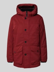 Parka mit abnehmbarer Kapuze von Tom Tailor Bordeaux - 44