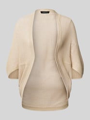 Loose fit gebreid jack van viscosemix met effectgaren van s.Oliver BLACK LABEL Beige - 12