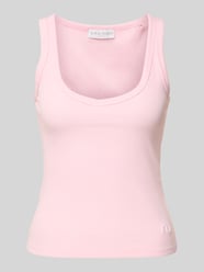 Tanktop mit gerippten Abschlüssen Modell 'Kaili' von LeGer by Lena Gercke - 8
