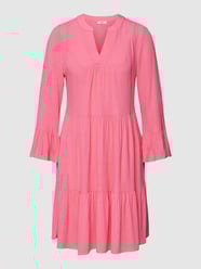 Minikleid mit V-Ausschnitt von Mavi Jeans Rosa - 17