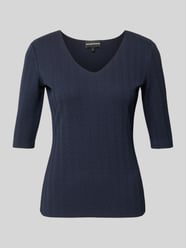 Regular Fit Bluse mit Strukturmuster von Emporio Armani - 9