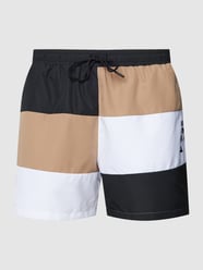 Badehose mit Colour-Blocking-Design Modell 'Court' von BOSS Schwarz - 12