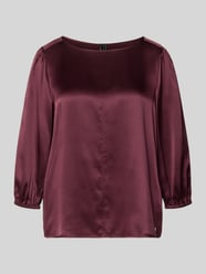 Blusenshirt aus Seide mit 3/4-Arm von Marc Cain Bordeaux - 2