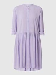 Blusenkleid mit Crinkle-Effekt Modell 'Albana' von mbyM Lila - 20