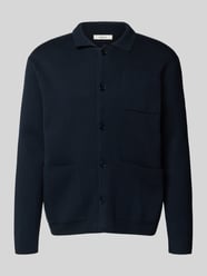 Relaxed fit gebreid jack van katoenmix, model 'MIKE' van SELECTED HOMME - 14