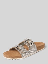Sandalette aus Leder mit Ziersteinbesatz von Tamaris - 20