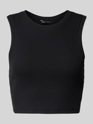 Slim fit korte tops van katoenmix, model 'VILMA' van Only - 30