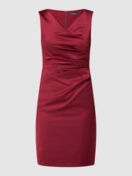 Cocktailkleid aus Satin von Vera Mont Rot - 25