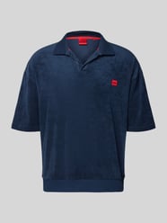 Koszulka polo o kroju regular fit z mieszanka bawełny model 'TERRANCE' od HUGO - 45