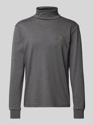 Longsleeve mit Rollkragen und Label-Stitching von Polo Ralph Lauren Braun - 11