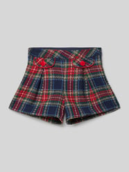 Regular Fit Shorts mit Tartan-Karo von Mayoral Blau - 30