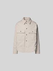 Jacke mit Hemdblusenkragen von black palms Beige - 13