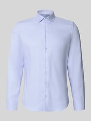 koszula o kroju slim fit z czystej bawełny model 'New Kent Patch' od Seidensticker - 2