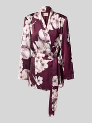 Jacke mit Bindegürtel von Rinascimento Bordeaux - 24