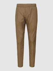 Stoffhose mit elastischem Bund von Stylebop Grün - 25