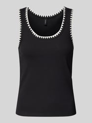 Slim Fit Tank Top mit Rundhalsausschnitt Modell 'VIOLA' von Vero Moda - 18