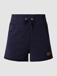 High waist sweatshorts met logo-applicatie van G-Star Raw Blauw / turquoise - 2