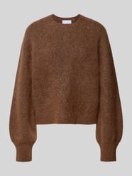 Gebreide pullover in cropped fit van mohairmix - curated by Maja Weyhe van Style Icon Collection - 14