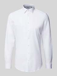 Slim Fit Business-Hemd mit Kentkragen von Jake*s - 7