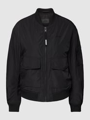 Jacke mit Label-Print Modell 'Nova' von khujo Grau / Schwarz - 16