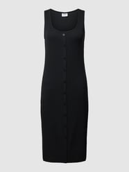 Knielanges Kleid mit Knopfleiste Modell 'FLORENTINA' von Vero Moda Schwarz - 25