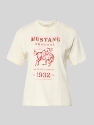 T-Shirt mit Label-Print Modell 'Floris' von Mustang - 43