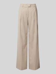 Bundfaltenhose mit französischen Eingrifftaschen Modell 'CERCIA' von SEDUCTIVE Beige - 2