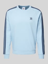 Sweatshirt mit gerippten Abschlüssen von adidas Originals Blau - 20