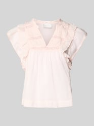 Bluse mit Volants Modell 'Jayla' von Neo Noir - 19