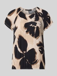 Regular Fit Kurzarmbluse aus Viskose-Mix Modell 'NOS JULI' von Betty Barclay Beige - 22