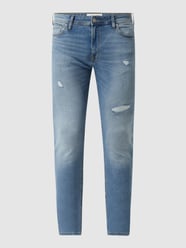 Skinny Fit Jeans mit Stretch-Anteil Modell 'Liam' von Jack & Jones Blau - 41