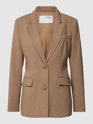 Blazer mit Pattentaschen Modell 'RITA' von Selected Femme Braun - 41