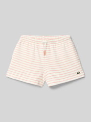 Bermudy z detalami z logo od Lacoste - 28