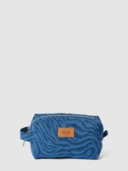 Kosmetiktasche mit Allover-Muster Modell 'Sierra' von WOUF Blau / Türkis - 36