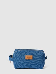 Kosmetiktasche mit Allover-Muster Modell 'Sierra' von WOUF Blau - 3